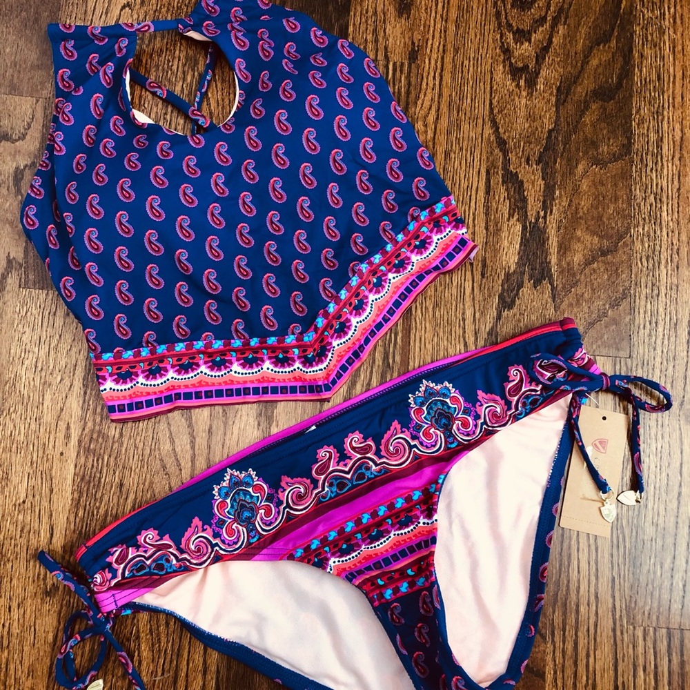 NWT Cremieux 2-piece swim suit
